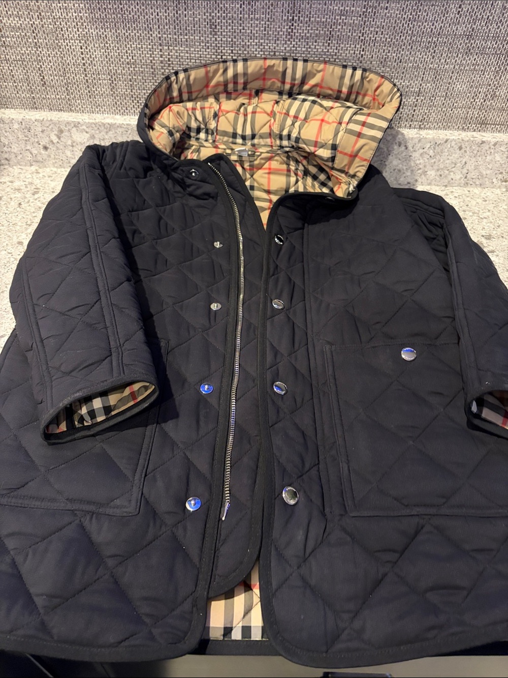 Burberry Quilted Kids Jacket